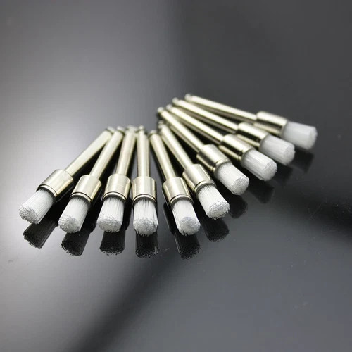 Dental Polishing Prophy Prophylaxis Brush Nylon RA Latch Type Bristle Flat/Taper