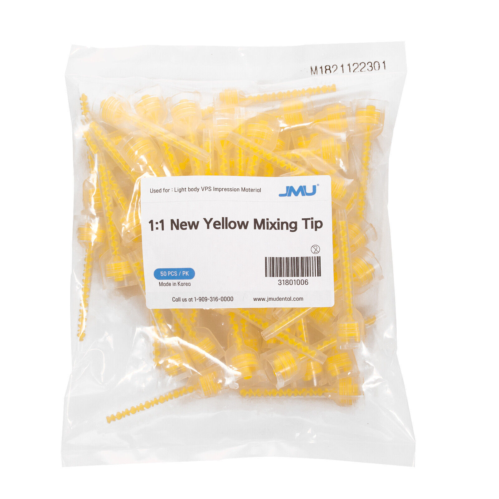 50-500PCS Dental 1:1 New Mixing Tips for Light Body VPS Impression Material