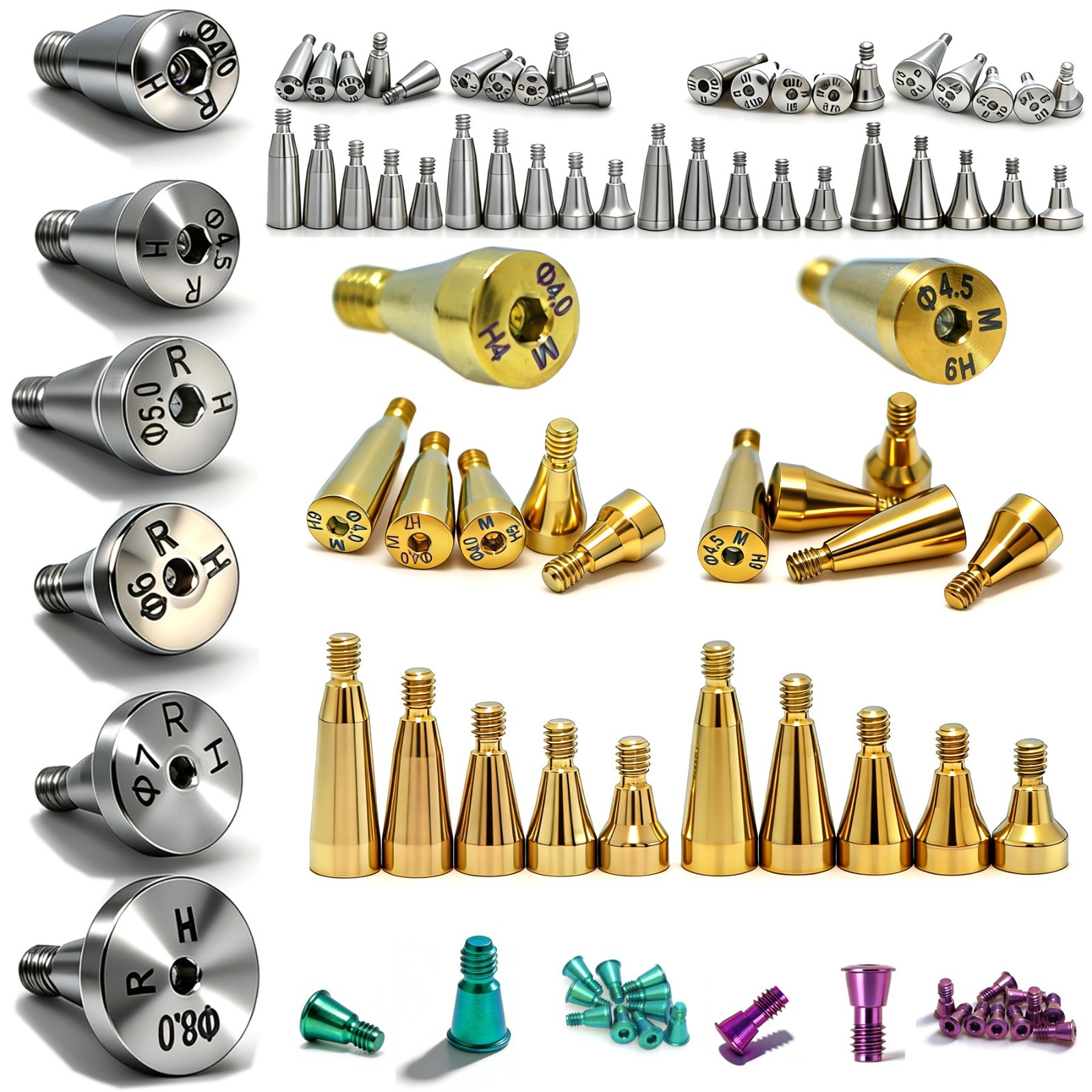 US Dental Healing Abutment Cover Screw Regular Platform Compatible Oss Hiossen