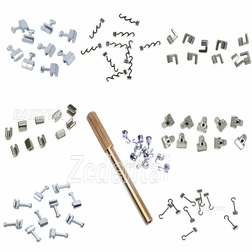10 Model Dental Orthodontic Crimpable Hook Stops Type Metal 10pcs/pack AZDENT