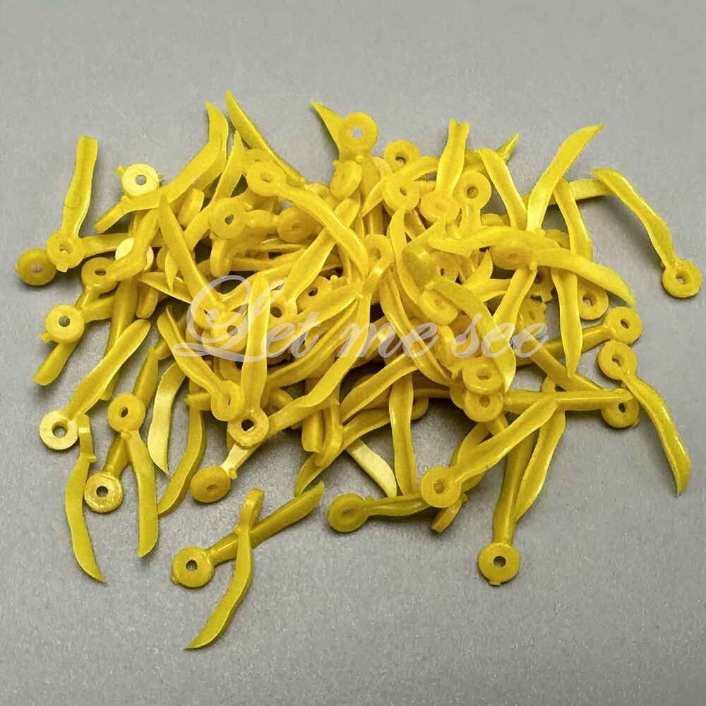 400pcs Dental Plastic Wedges with Hole Dentist Materials 4 Size Teeth Wedges