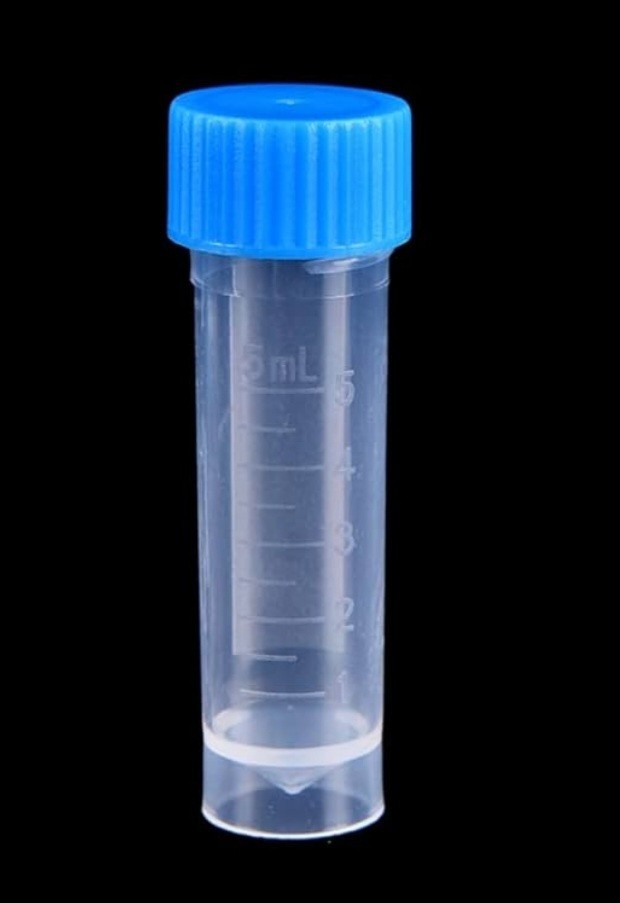 🚨 50PCS Plastic Tubes w/ Screw Caps 5 ml CRAFTS HOBBIES COLLECTIONS KEEPSAKES
