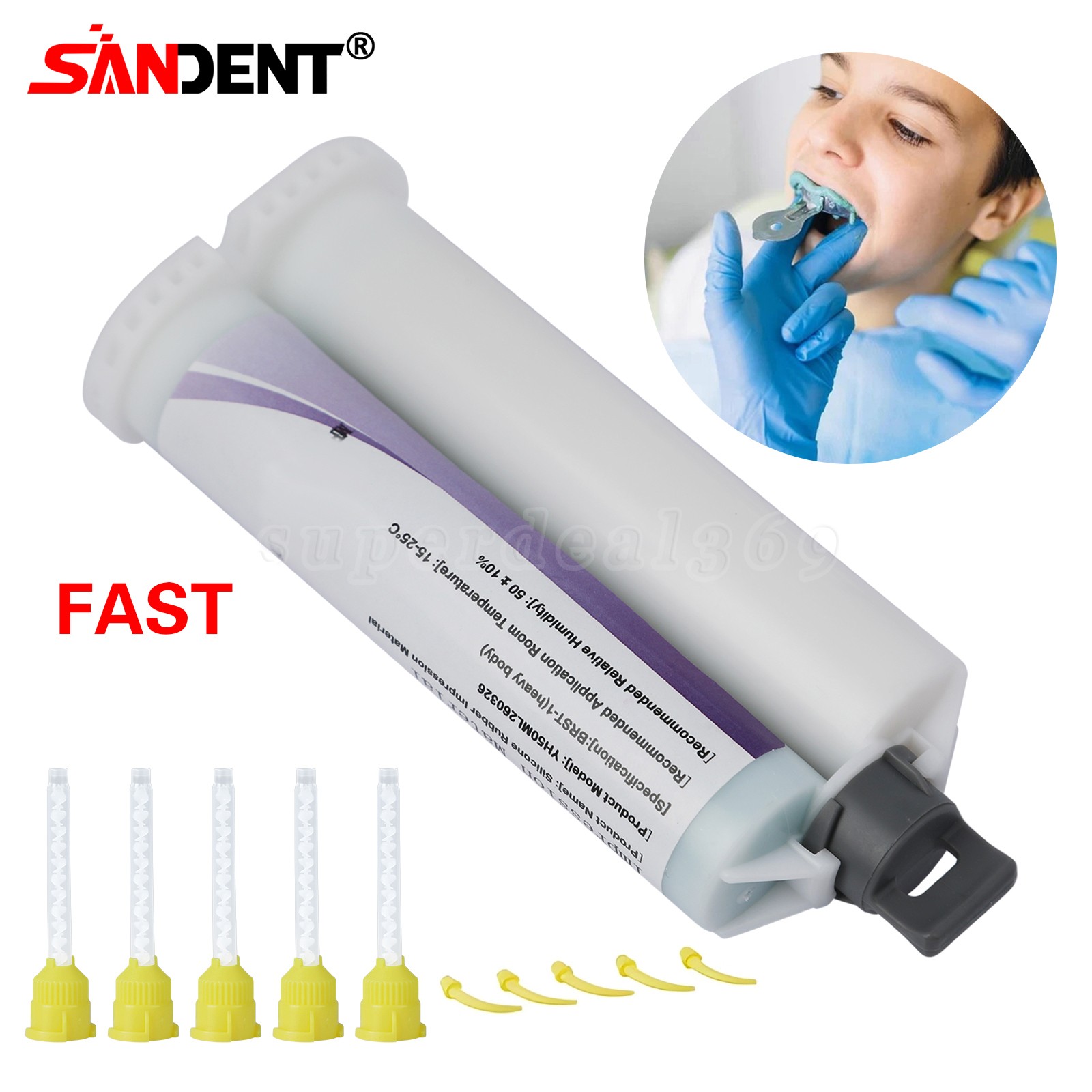 Dental Heavy BODY Fast Set VPS PVS VPS Impression Material 50ML Cartridge Packs
