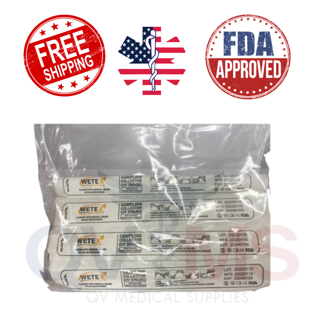 Viral Transport Tube “VTM” Kit 2pk Of 50 Kits (100 Kits) Tube,Swab,Bio-Haz Bag
