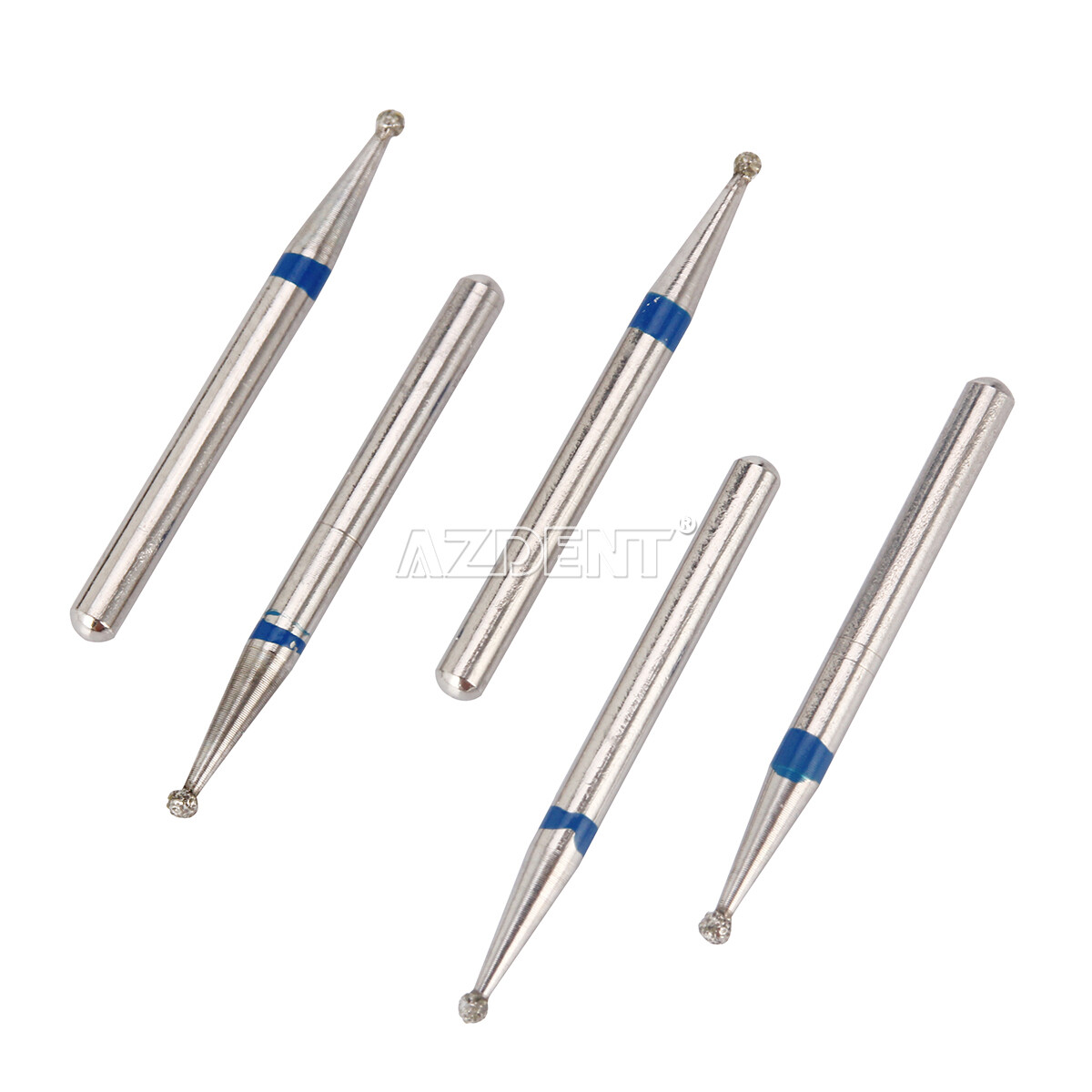 50X (250pcs) AZDENT Dental FG Diamond Burs for High Speed Handpiece