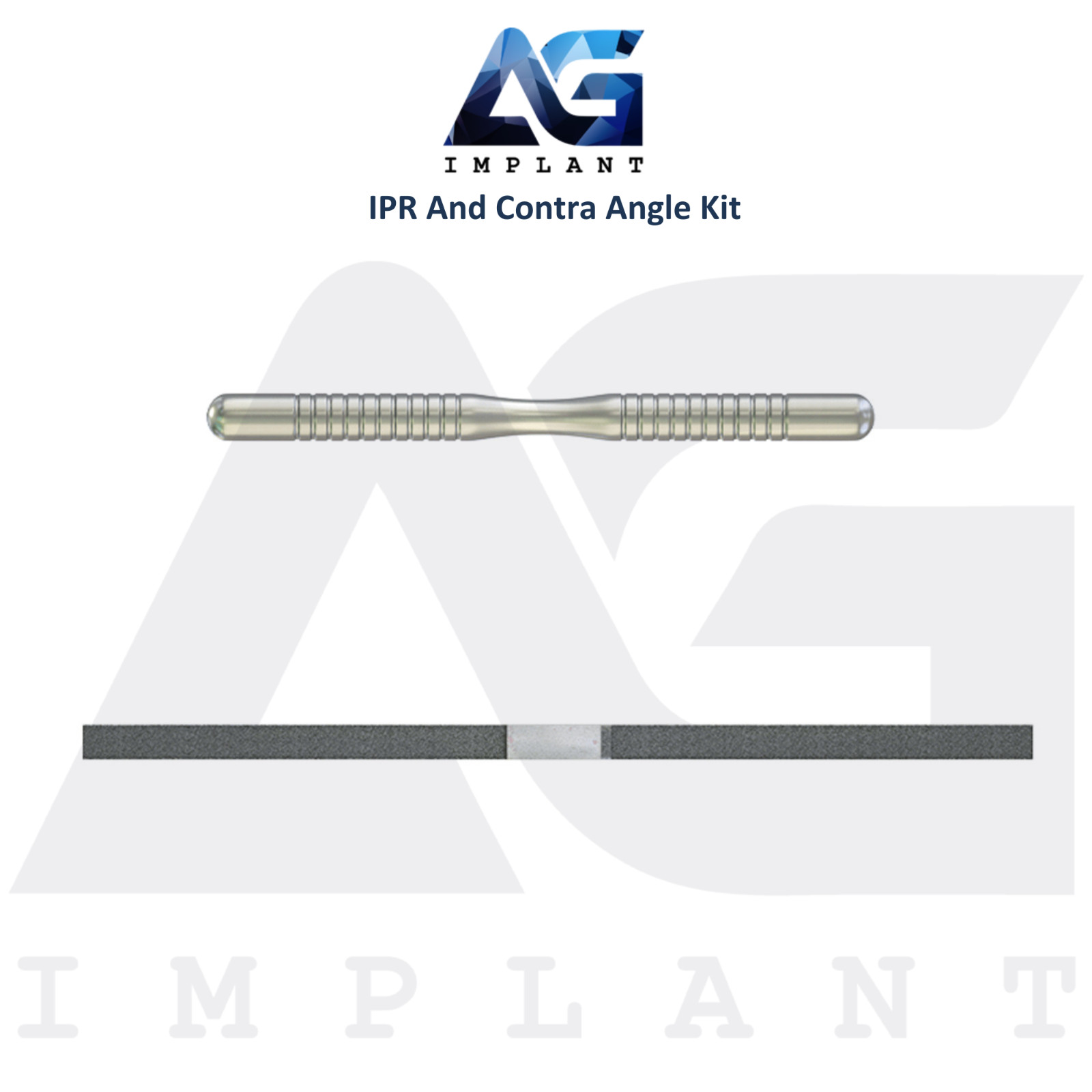 Dental IPR Contra Angle Handpiece Kit Ideal Proximal Contact Adjustment Ortho