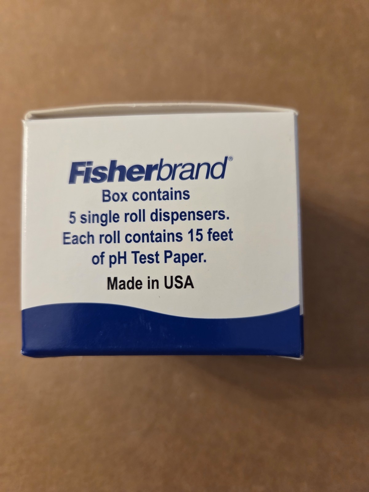 Fisherbrand 5 pH Test Paper Rolls pH 10.0 – 20.0