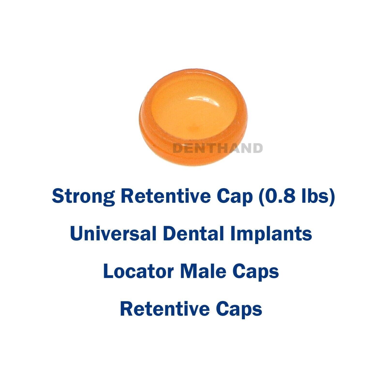10 Pcs Dental Abutment Implant Strong Retentive Caps Inserts for Locat0r System