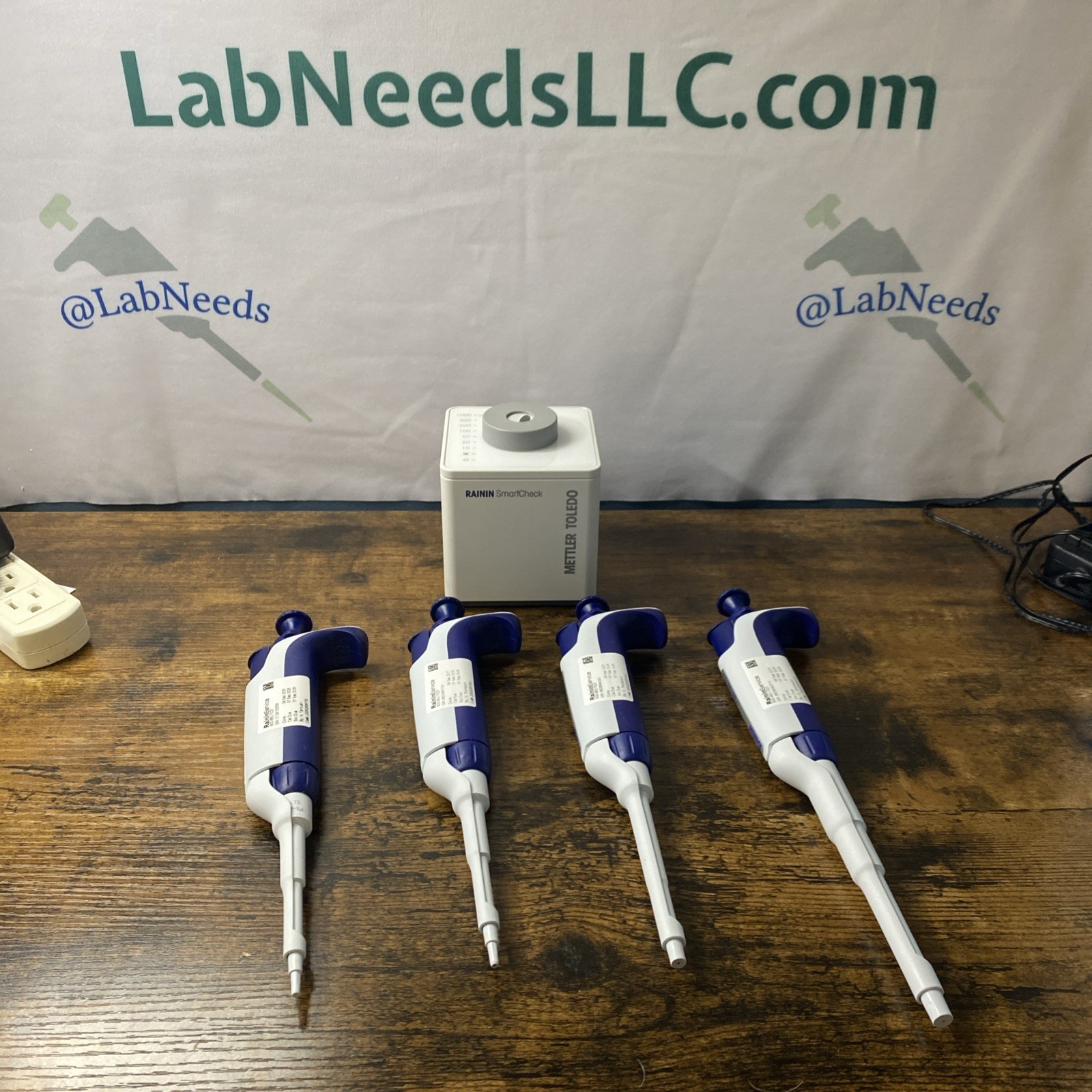 Rainin PipetLite XLS LTS Pipette Set L1000, 200, 20, & 2 Calibrated Sep 2025