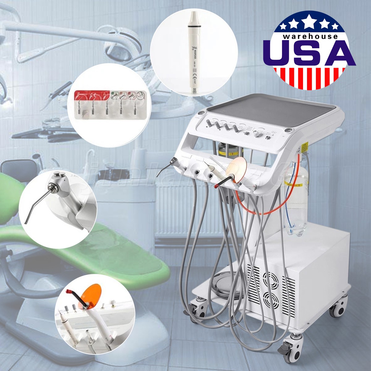 Veterinary Dental Unit Portable Animal Machine Mobile Dental Unit