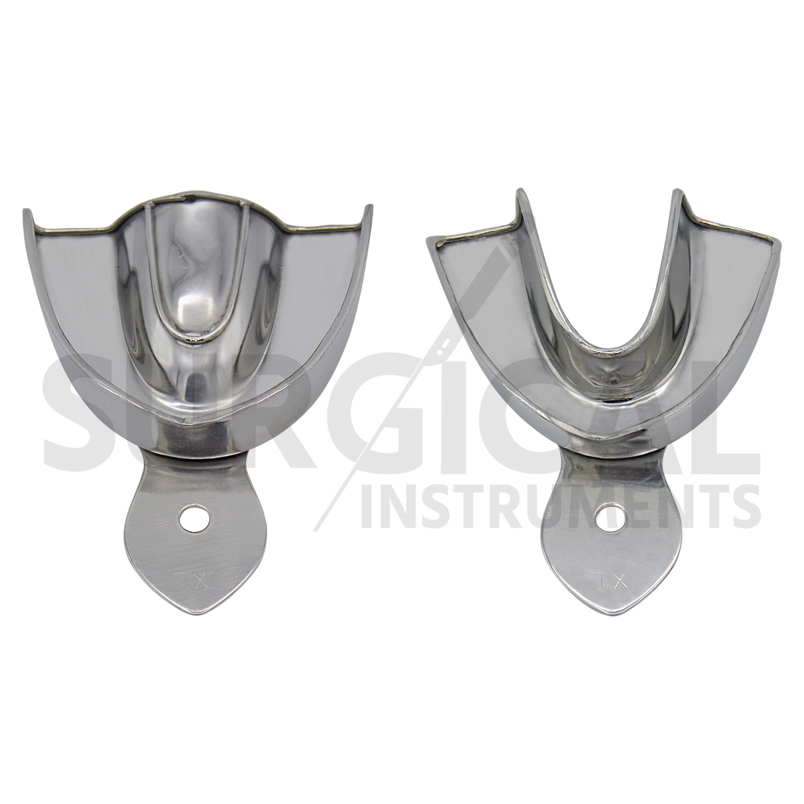 50 Dental Metal Impression Trays Solid