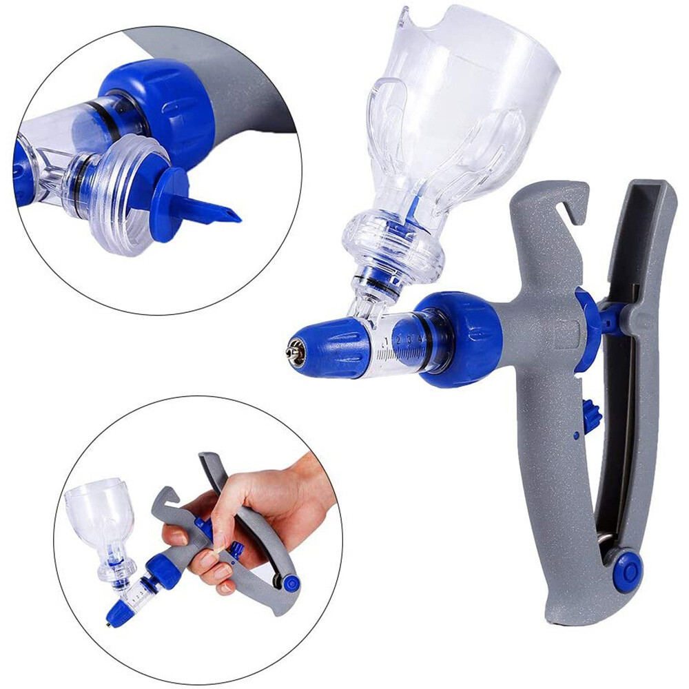 5ml Syringe Veterinary Injector Vaccine Poultry Adjustable Automatic Chicken Pig