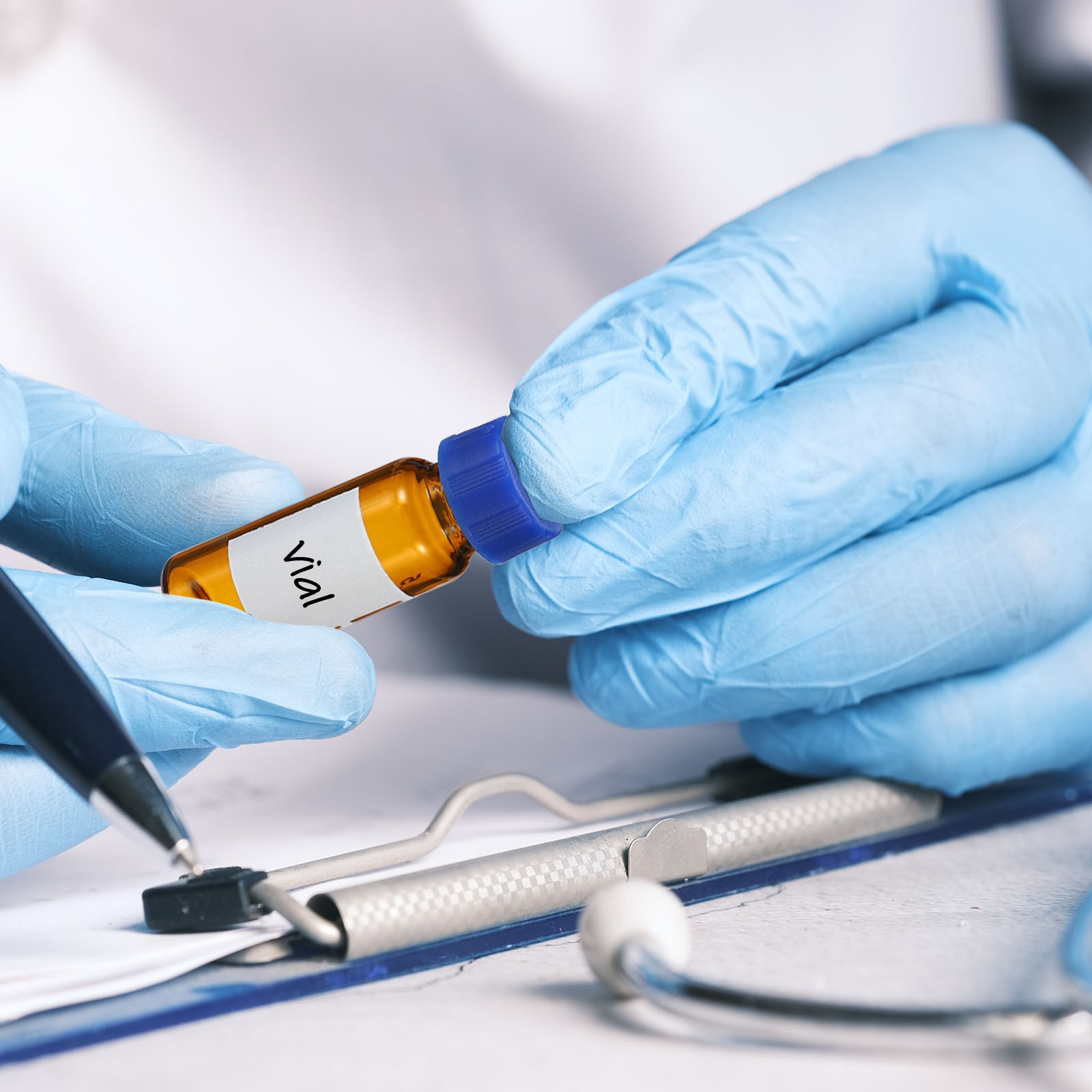 1000pcs 2ml Autosampler Vial HPLC/GC Vials 9-425 Lab Amber Vials Sample