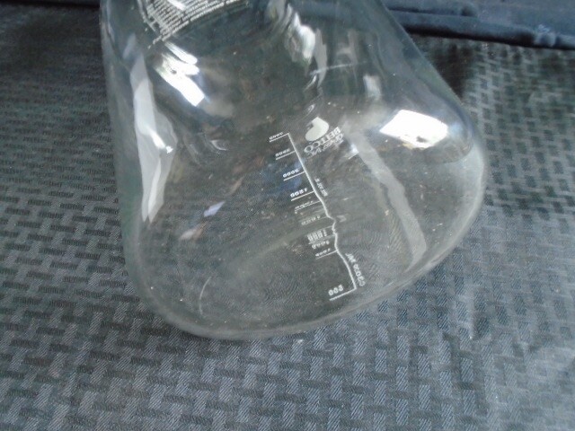 PYREX BELLCO 4000mL 4L Glass Anaerobic Culture Bottle w/ Screw Cap 1585 Custom