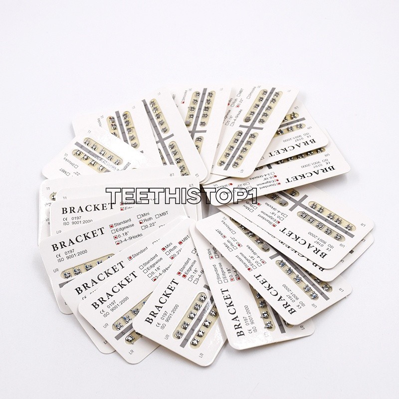 10 Packs Separable Dental Orthodontic Brackets Roth/MBT Mini/Standard 018/022