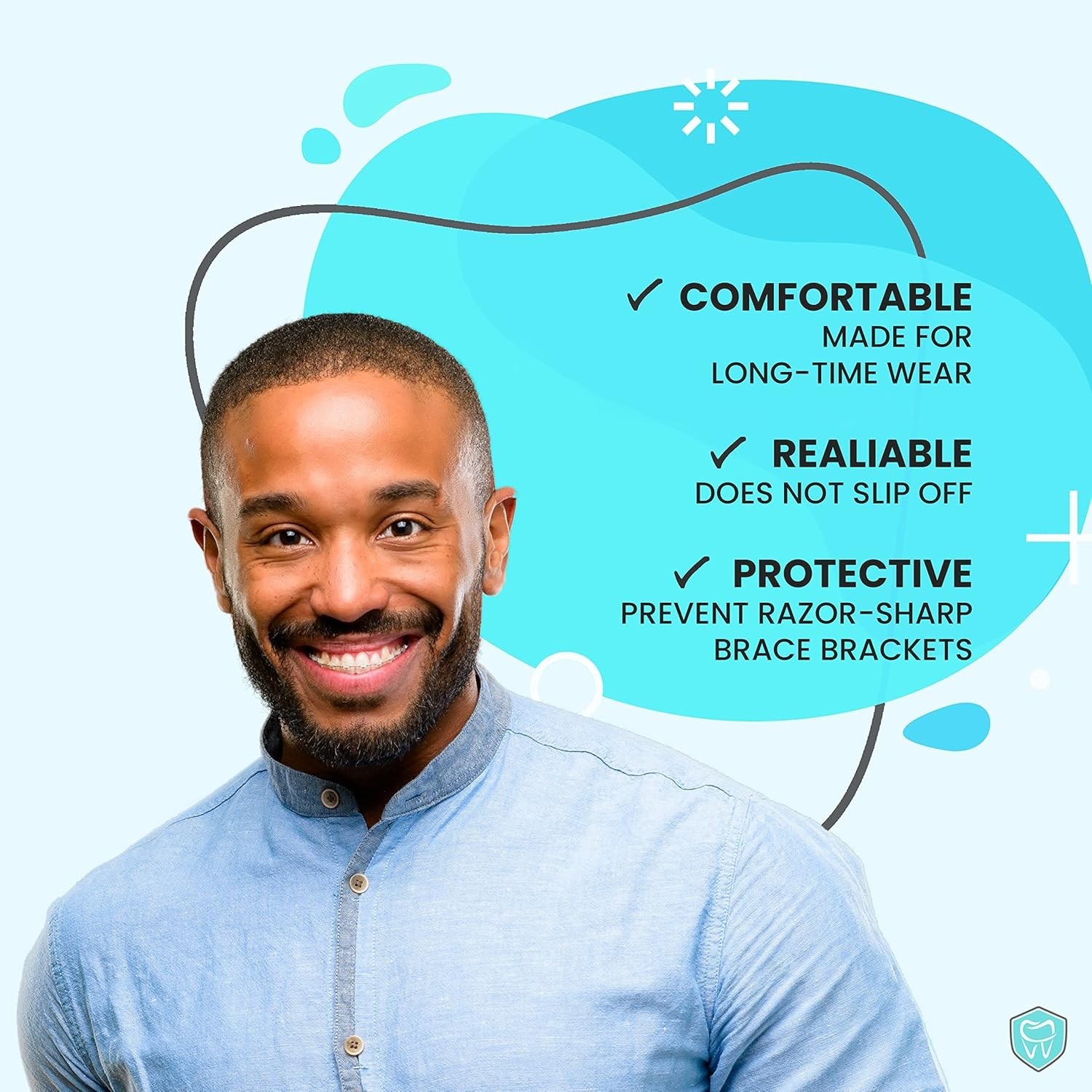 Organic Braces Wax for Comfort – 50 Easy Apply Multicolor Orthodontic Strips