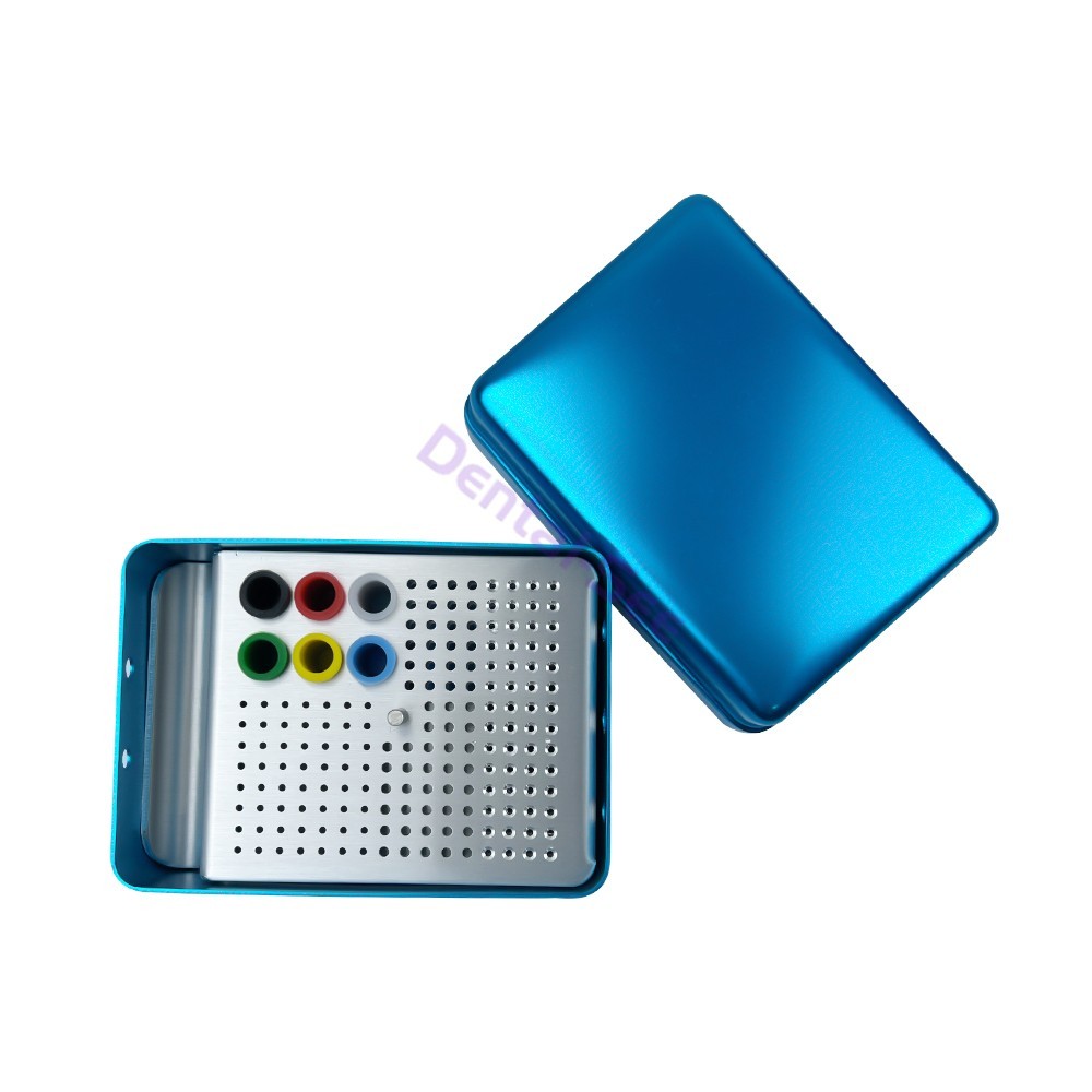 180 Holes Dental Endo FG Bur Holder Box Autoclave Disinfection Case