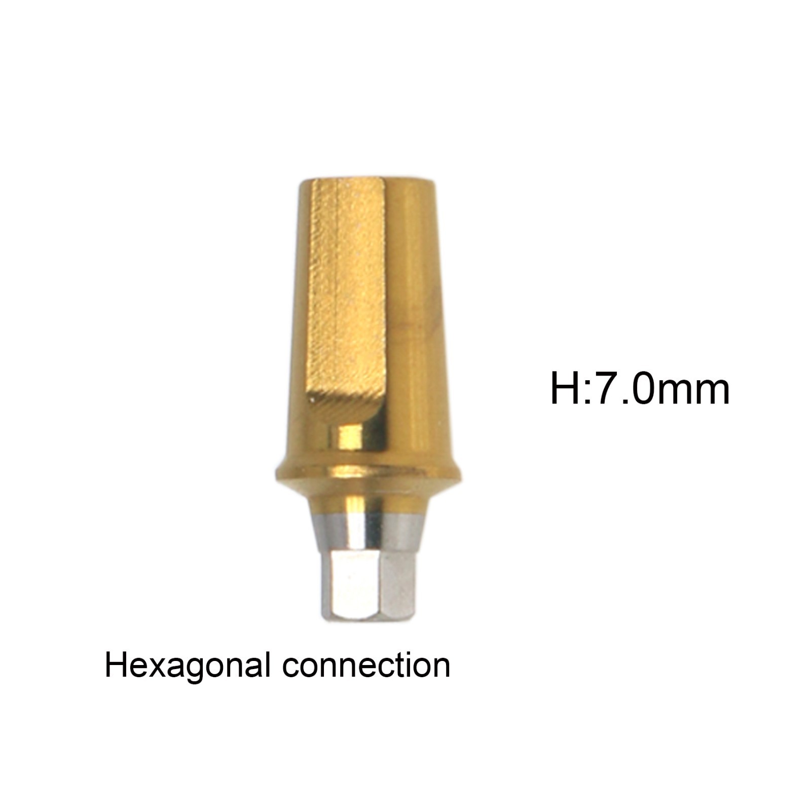 US Titanium Straight Hex Abutment Compatible Osstem Hiossen Mini/Regular Implant