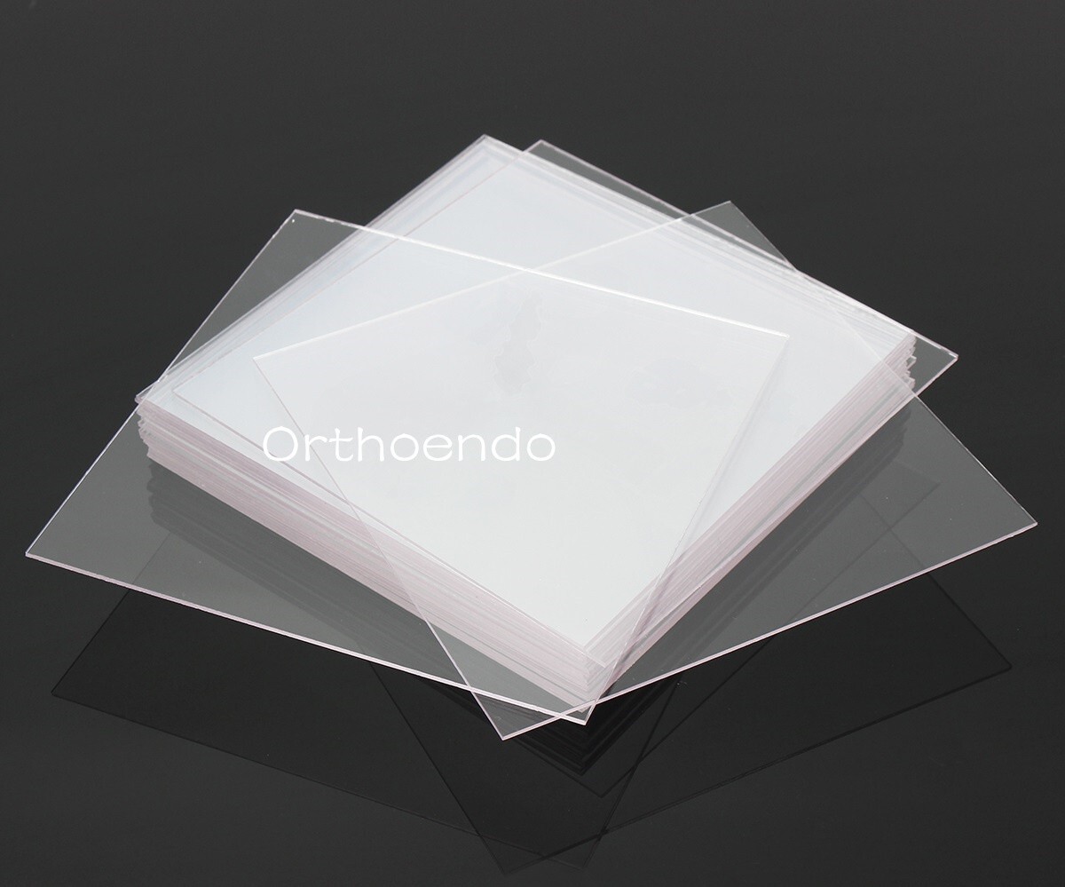 Dental Splint Thermoforming Plastic Material Vacuum Forming Hard 0.8mm/1.0/1.5mm