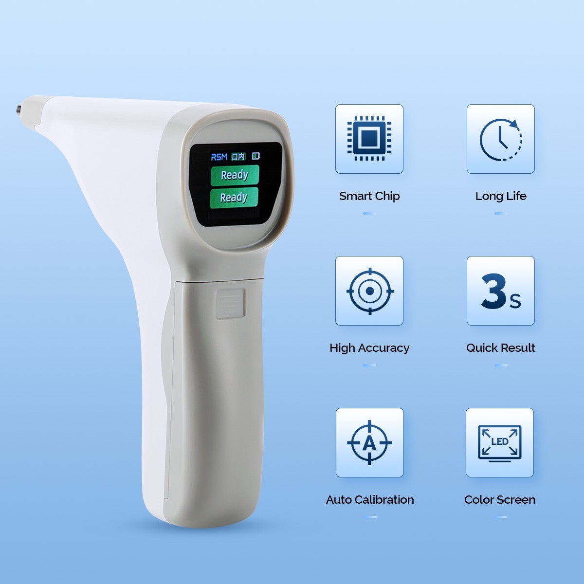 AZDENT Dental Teeth Whitening Digital Shade Guide LED Tooth Color Compar G1N