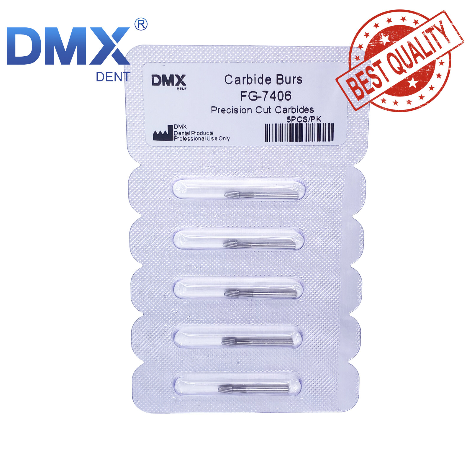 Dental Carbide Burs Trimming & Finishing Egg Football FG/RA 7404 7406 7408