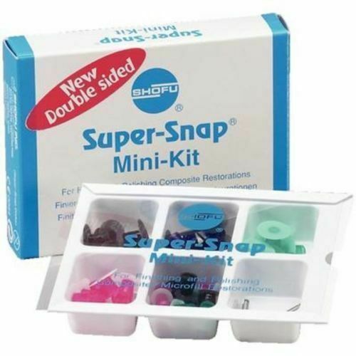 SHOFU SUPER-SNAP MINI KIT(48 DISKS + 1 CA MANDREL)FREE N FAST SHIPPING LONG EXP