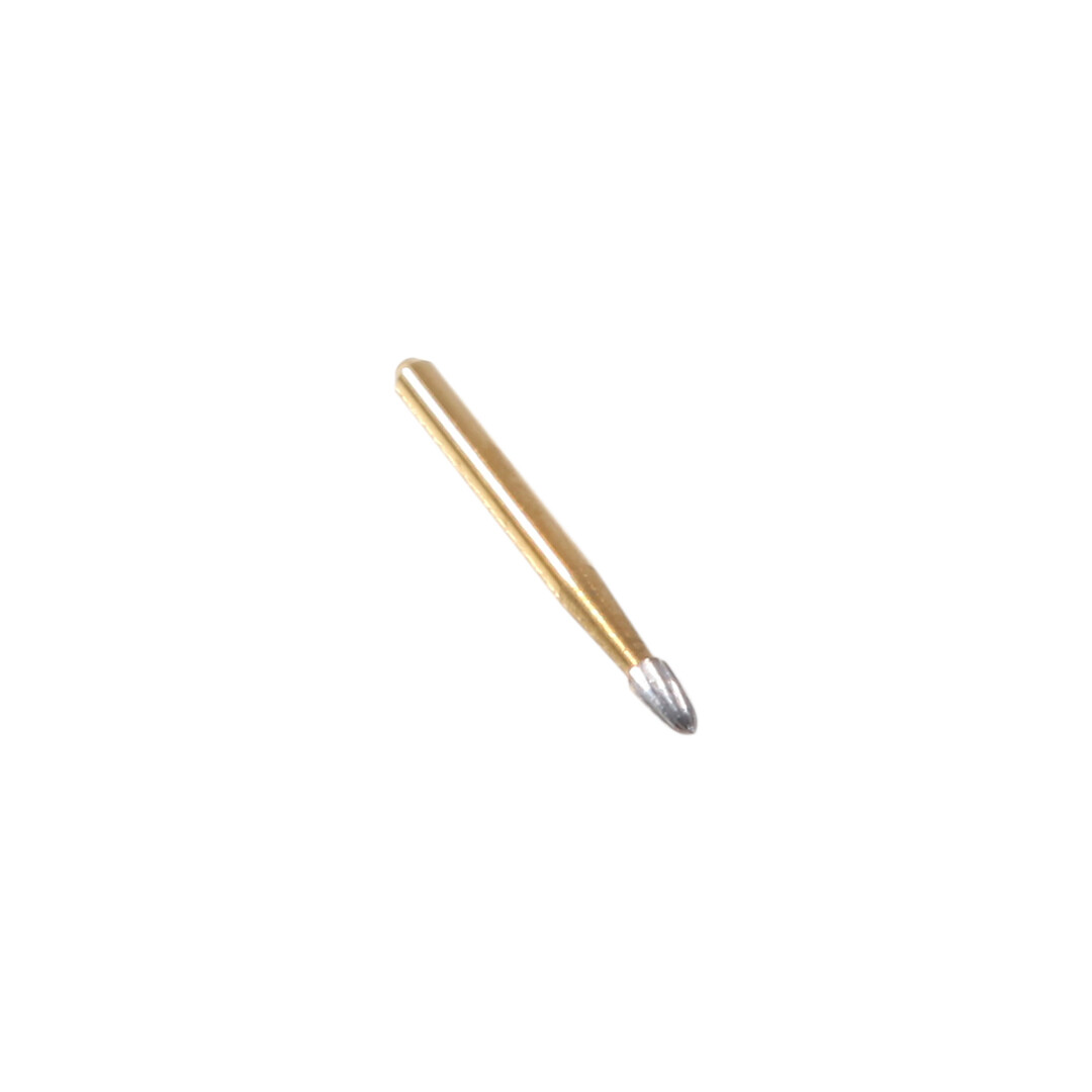 10Pcs Dental Trimming+Finishing Carbide Burs Egg Shape Football Gold FG7404