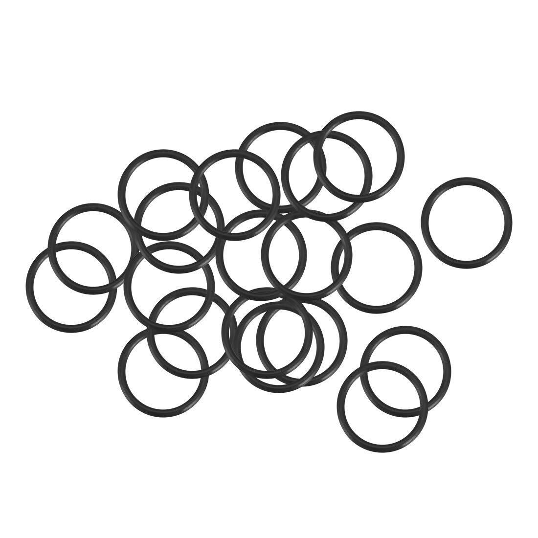 1.8mm Cross Section O-Rings NBR Nitrile Rubber 5.4 -133mm OD Oil Resistant Seals