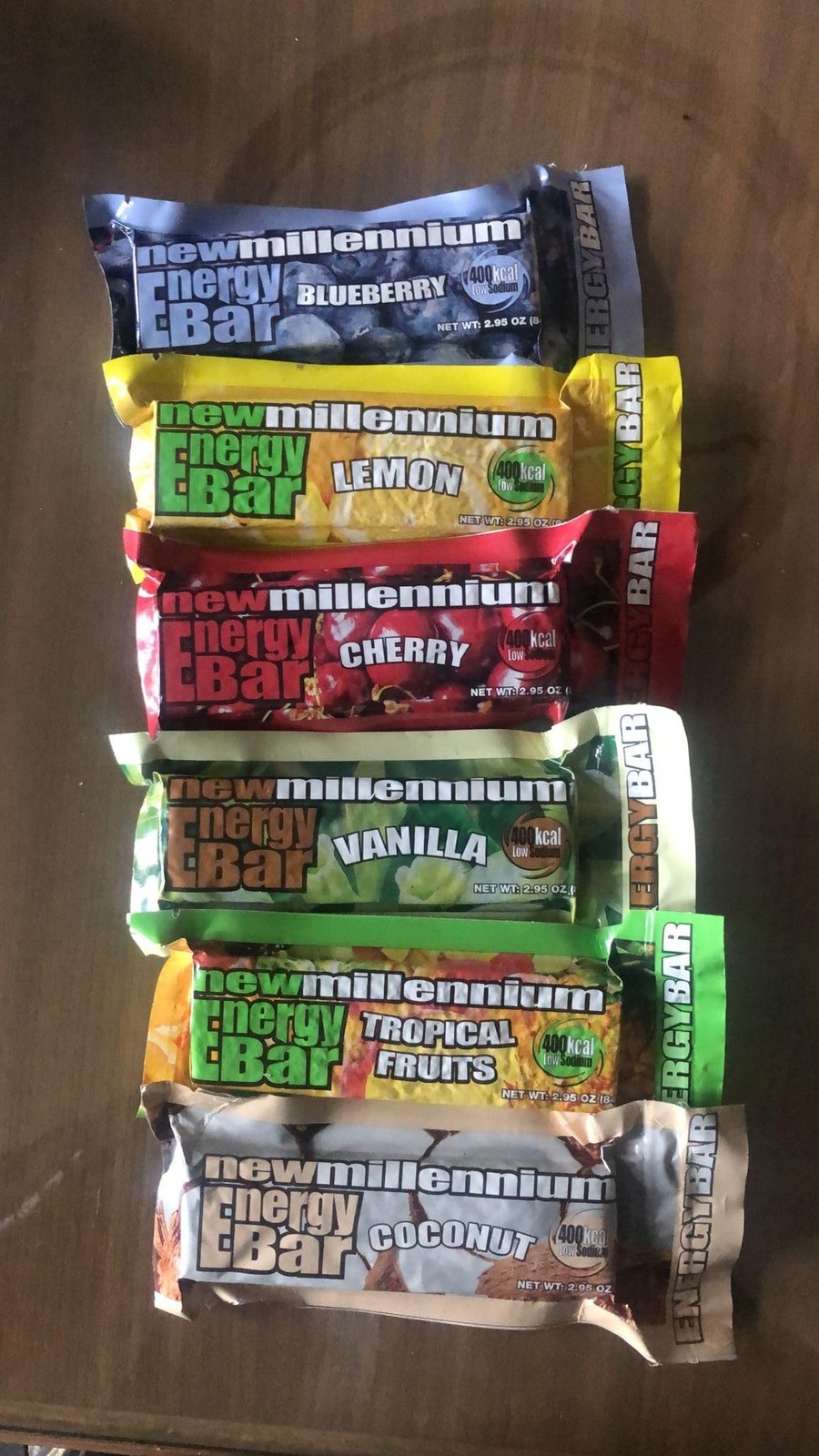 S.O.S. Food Labs Millennium Assorted Energy Bars 6 Count – Long Shelf Life