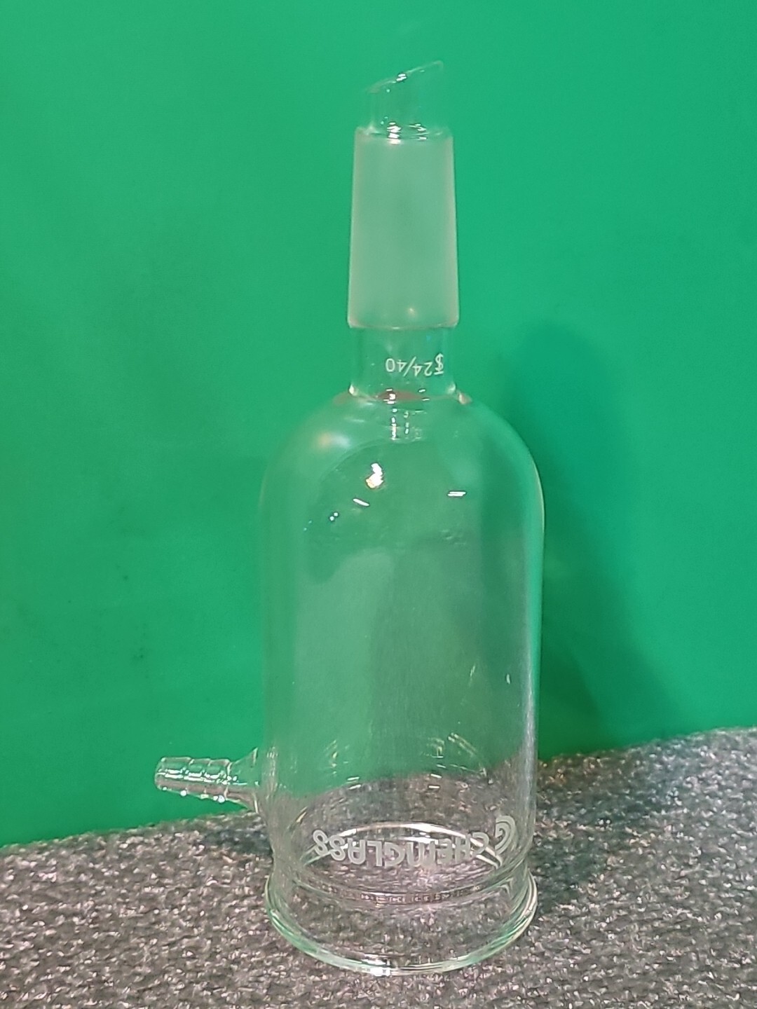 CG-1052 Adapter, Vacuum Filtration, #5 or 6 Top Pluro Stopper, 24/40 CG-1052-03