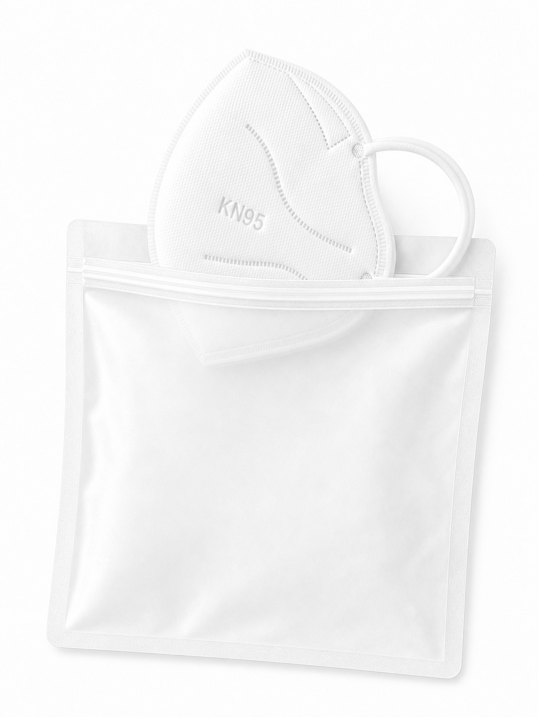 30 KN95 5-Layer Face Mask Individually Wrapped Soft Skin-Friendly Low Resistance