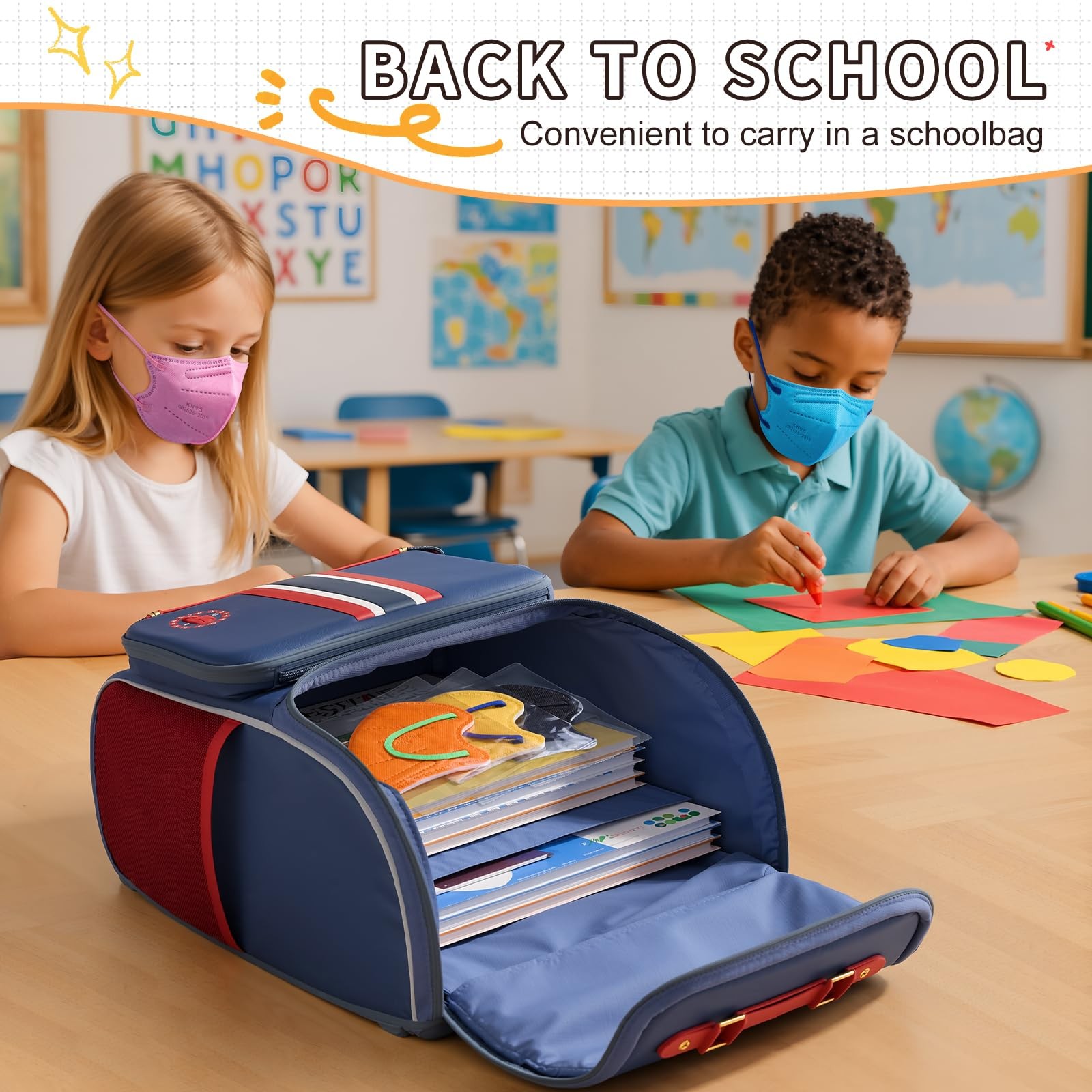 Kids KN95 Face Mask Disposable – 50 Pack KN95 Kid Masks Children Small Size K…