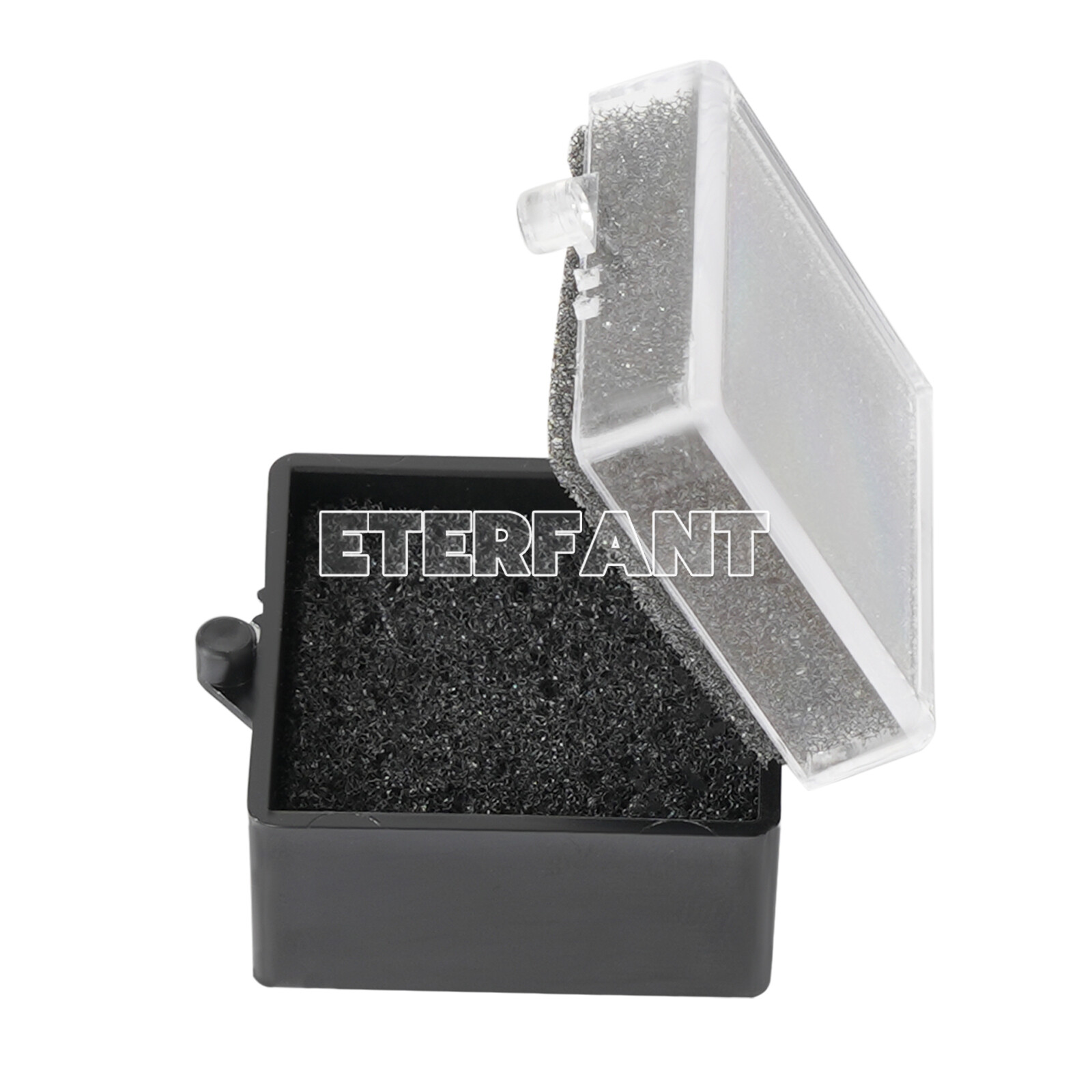 Dental Lab Crown/Veneer/Bridge Boxes 1×1 Clear Top with Sponge Fillers