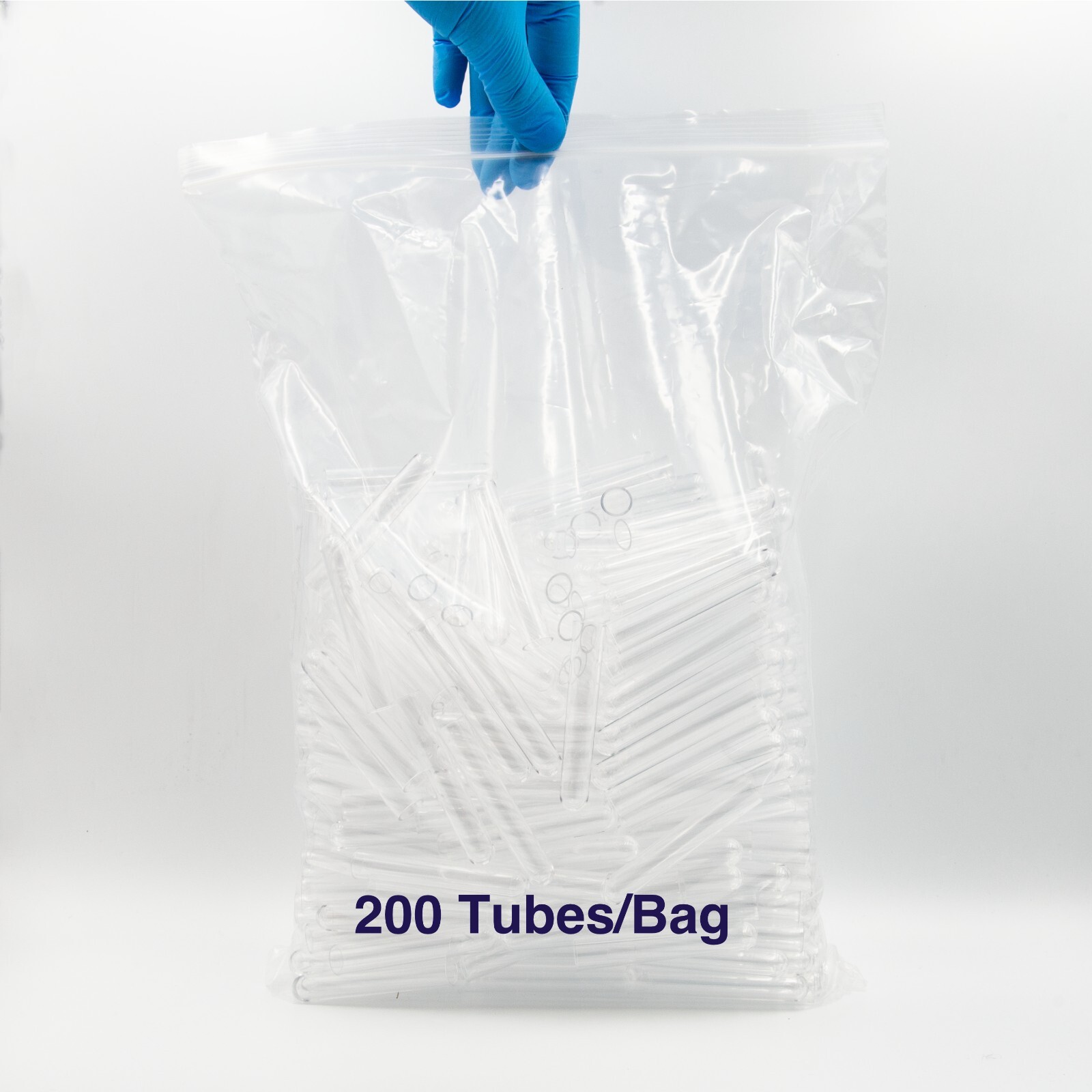 Kashi Scientific 16x100mm Tubes, Polypropylene / Polystyrene, U- Bottom, 200/Bag