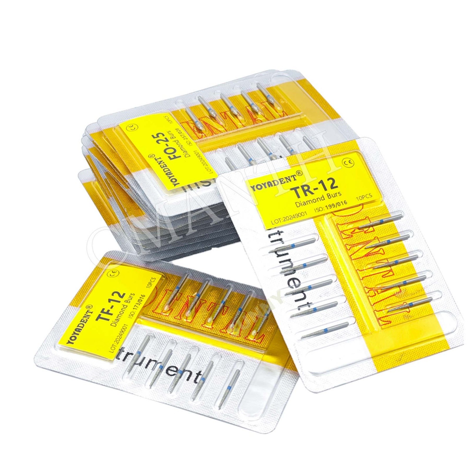 US SR Extra Coarse Dental Diamond Burs FG High Speed Burs 141/013 1.6mm 20Pcs