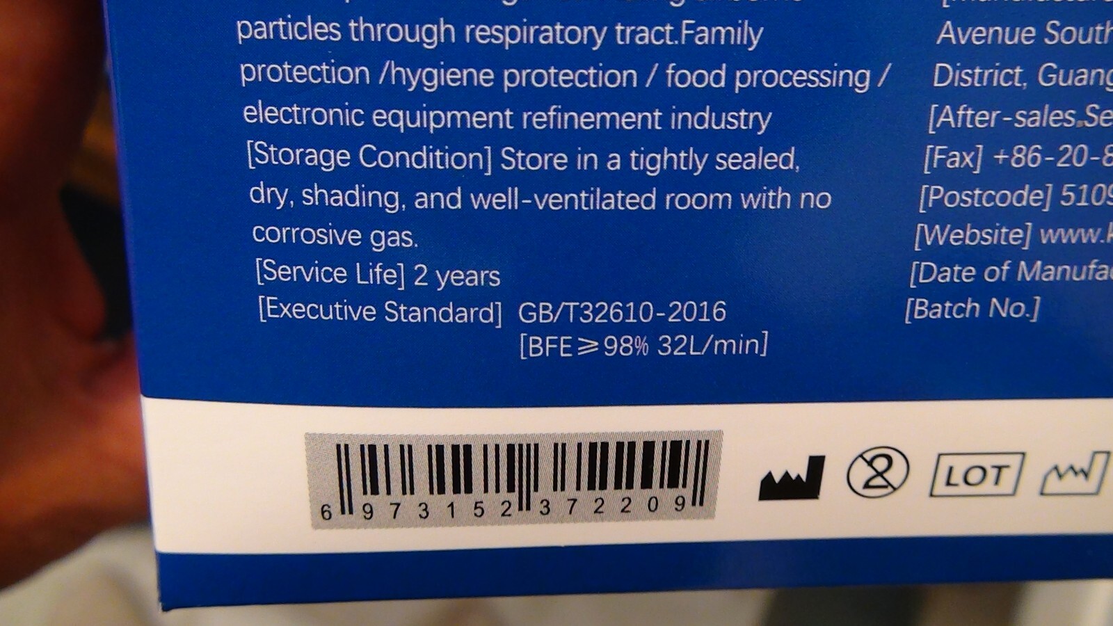 50 Pcs Sealed Disposable 3 Ply Medical Ear-Loop Face Masks ASTM L-1 Blue RFE 98%