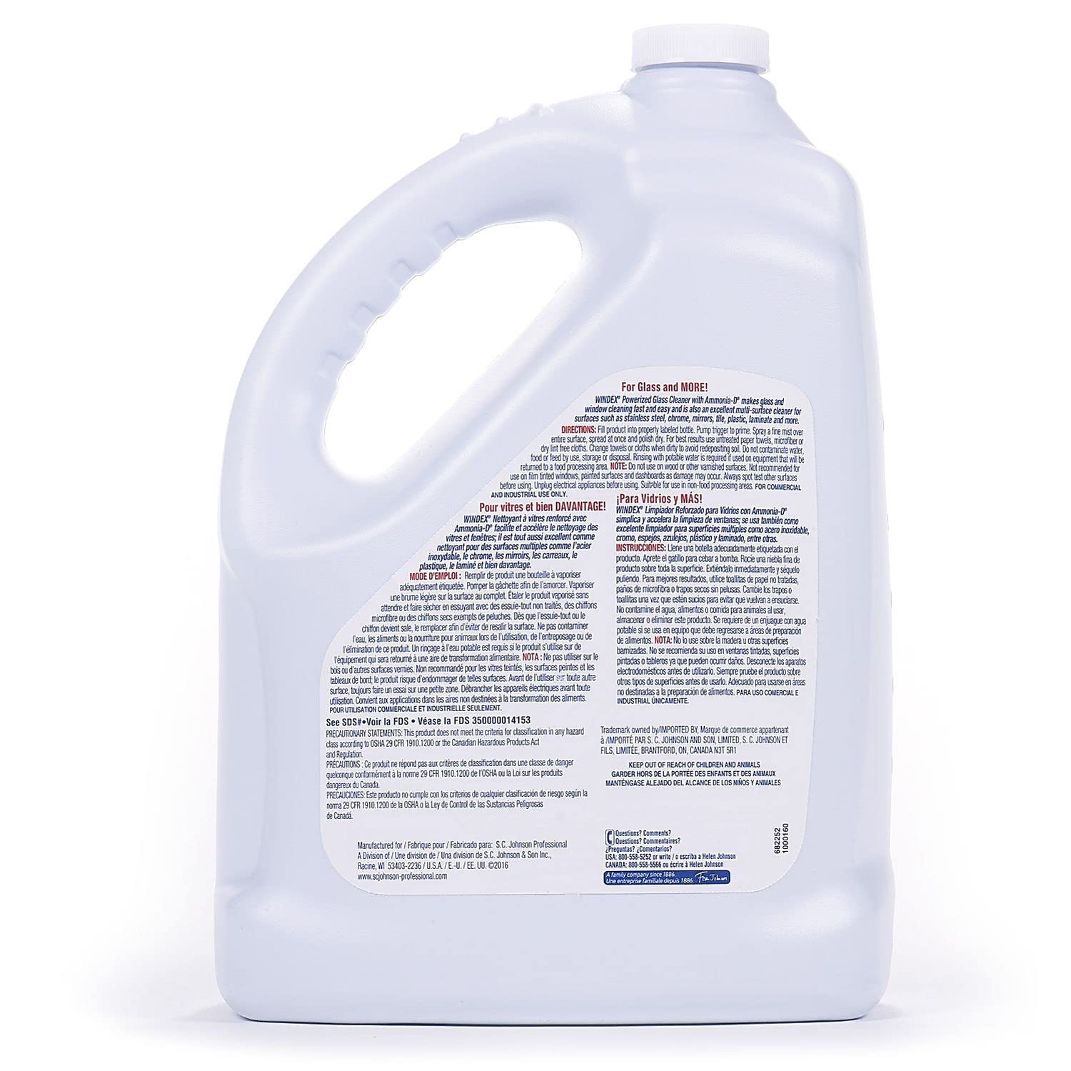 Windex Unscented Glass 1 gallon