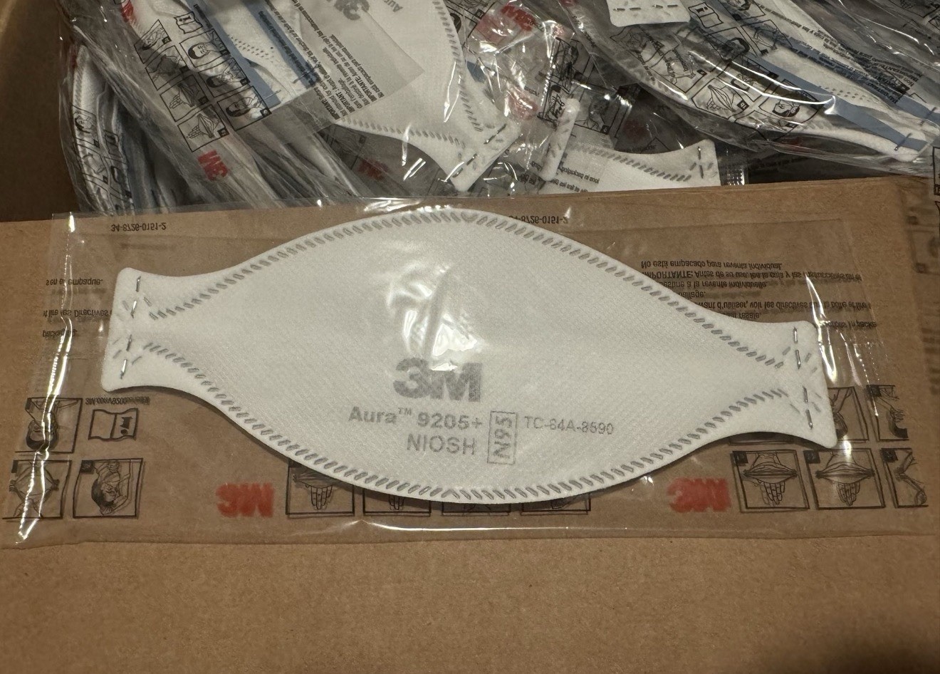 3M Aura Particulate Respirator 9250+ Face Mask – Pack of 20
