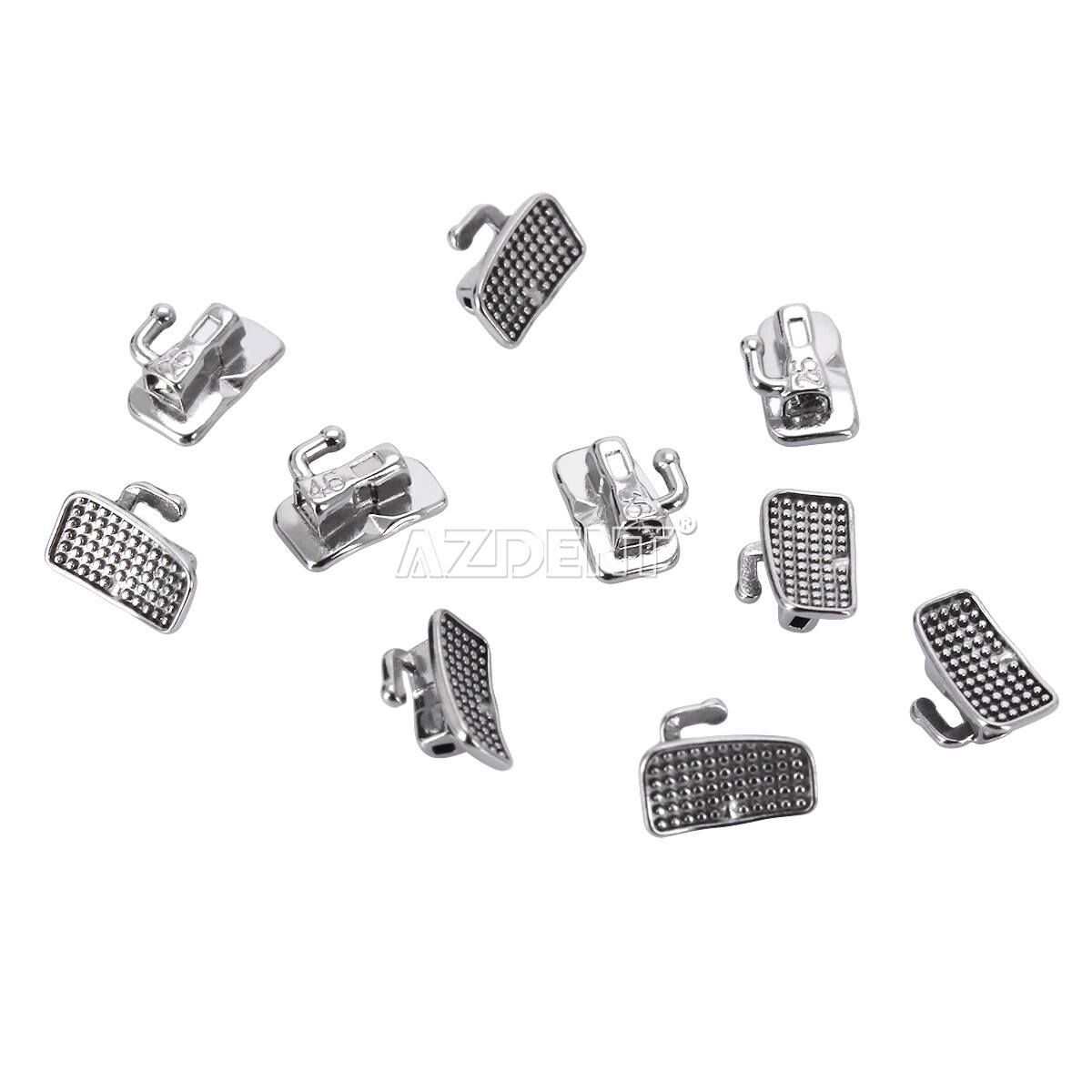 50Sets AZDENT Dental Orthodontic Buccal Tube Roth 022 1st Molar Bondable