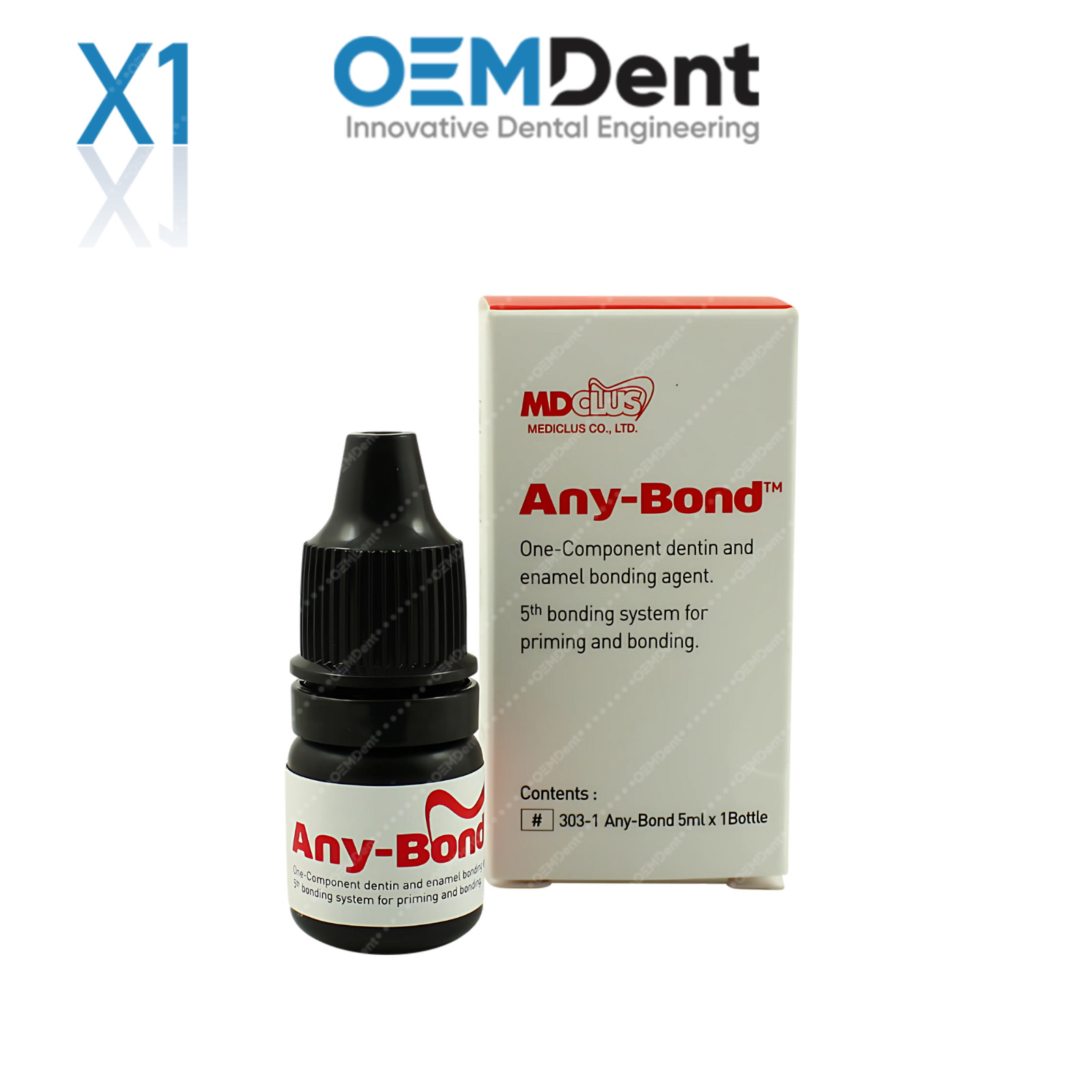 Dental Any-Bond™ 5th Generation Bonding Agent 5ml One-Step Adhesion Light Cure