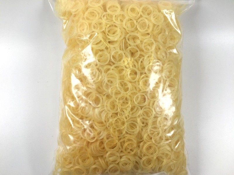 Dental Orthodontic Invisible Elastics Rubber Band Ties Yellow Bands 5000pcs/Bag
