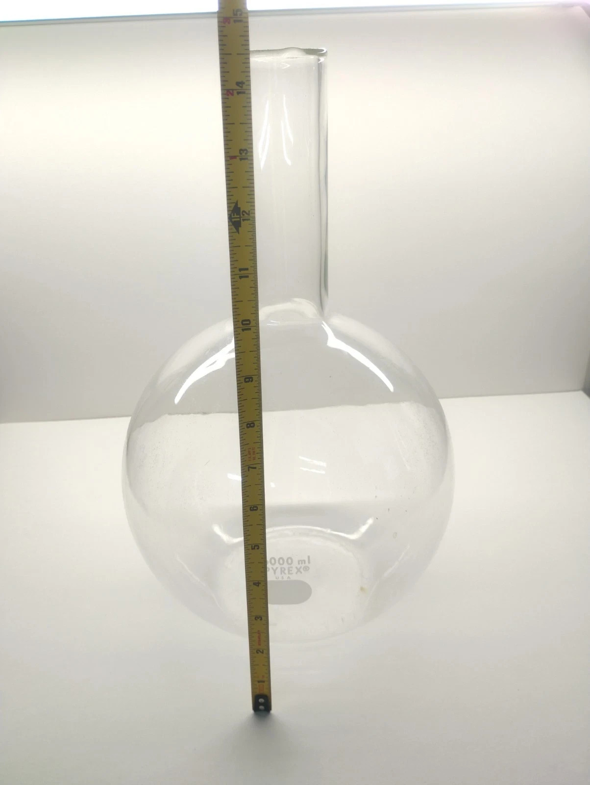 Rare PYREX Glass 6000mL Single Neck Round Bottom Boiling Flask
