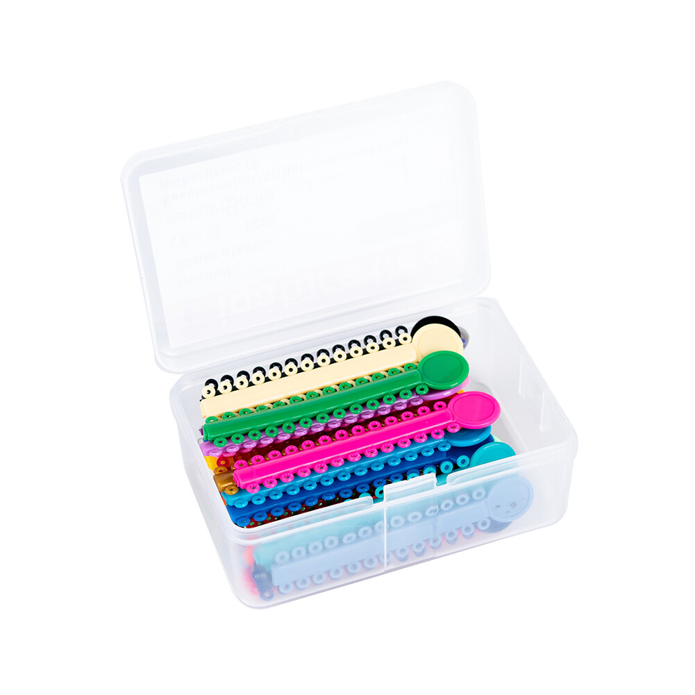 1040Pcs Dental Orthodontic Brackets Use Elastic Ligature Ties Rubber Bands USA