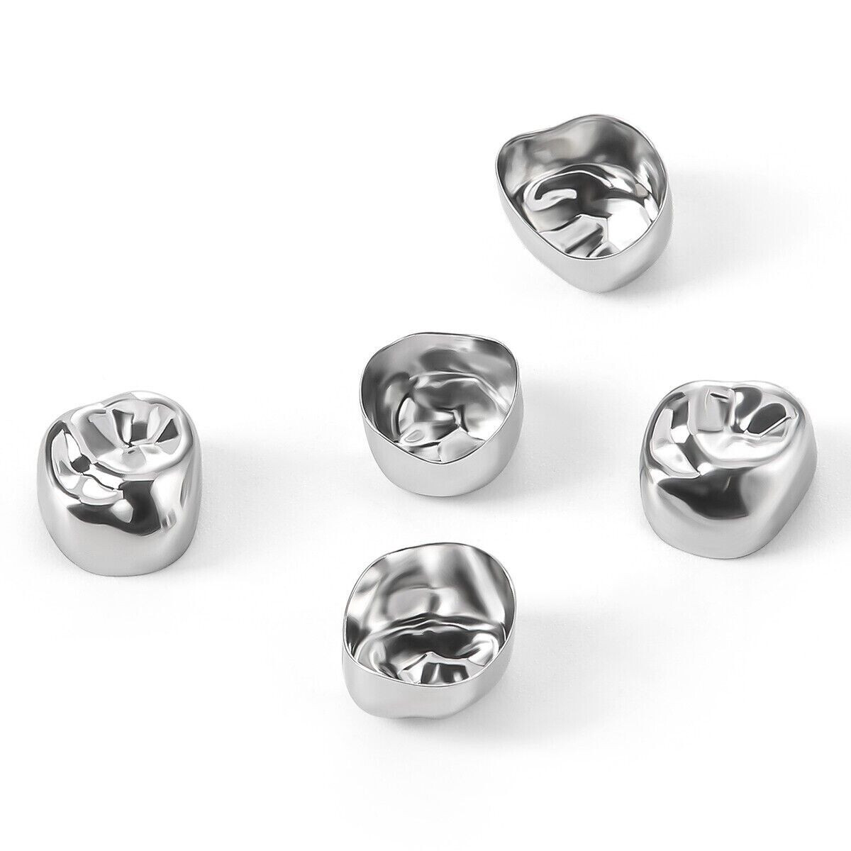 5 Pcs/Box Dental Stainless Steel Kid Primary Molar Crown Pediatric Restoration