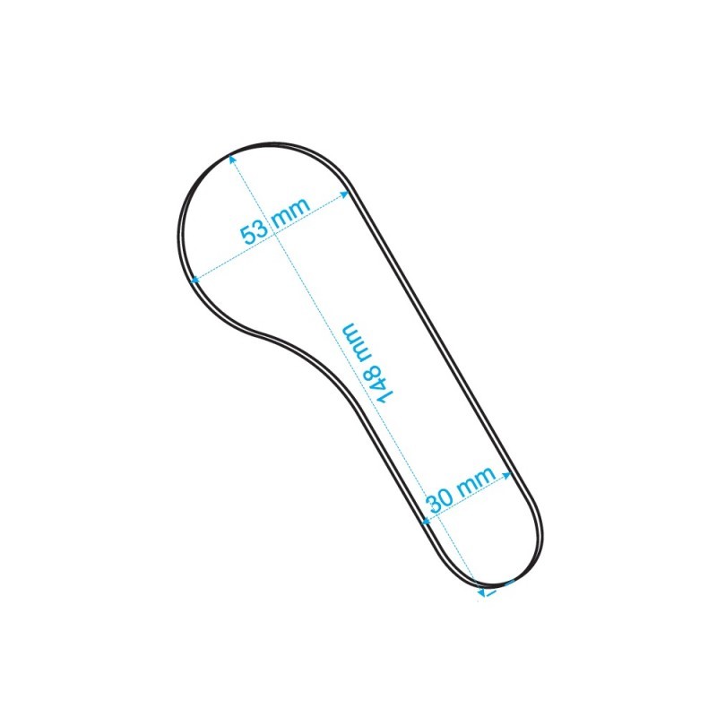 Dental Glass 2 Sided Photographic Mirrors Lingual