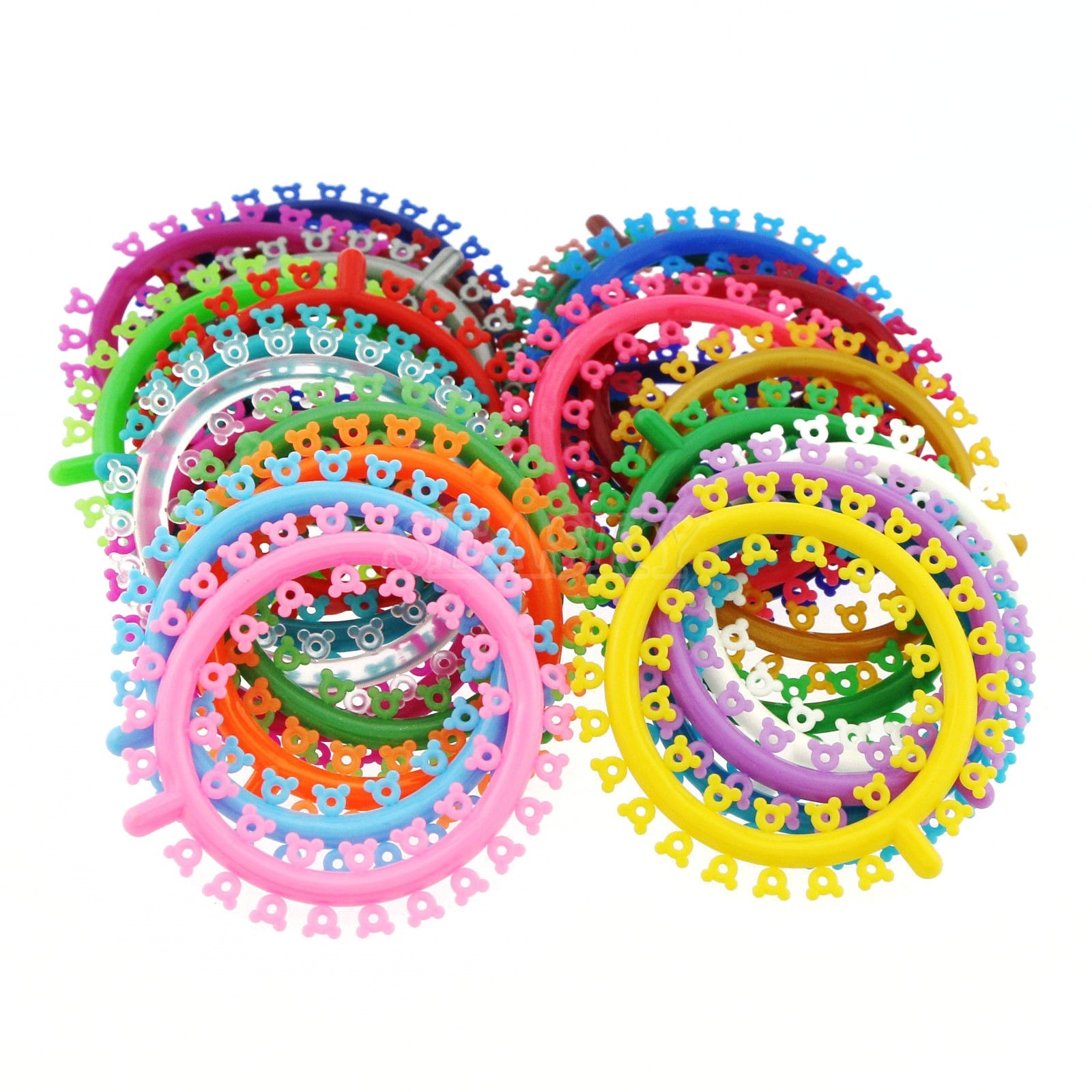 1000 Pcs/pack Orthodontic Elastic Rubber Multi-Color mickey Ligature Ties Tie