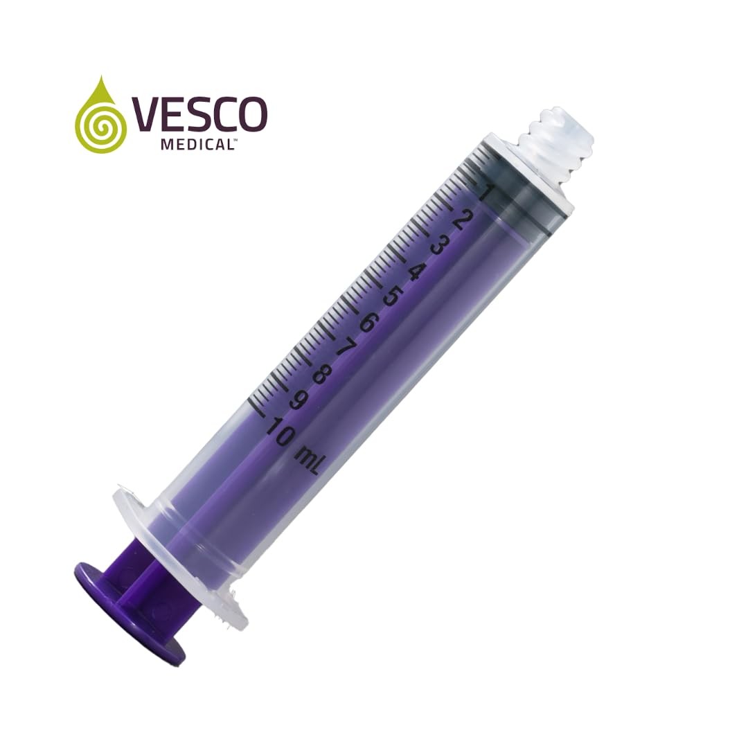 Vesco Medical ENFit® Syringe, 10ml Pack of 100