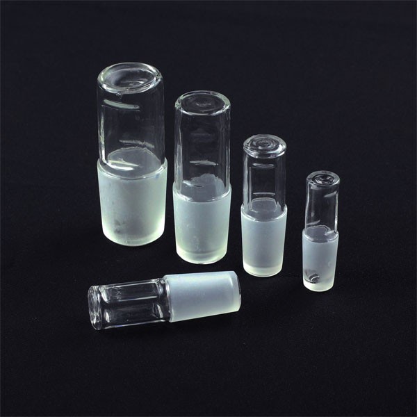 Various Sized Glass Hollow Stopper Hollow Plug Science Chemistry Lab Supplies ca