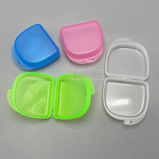 Dental Orthodontic Retainer Holder Denture Case Mouthguard Storage Box Container