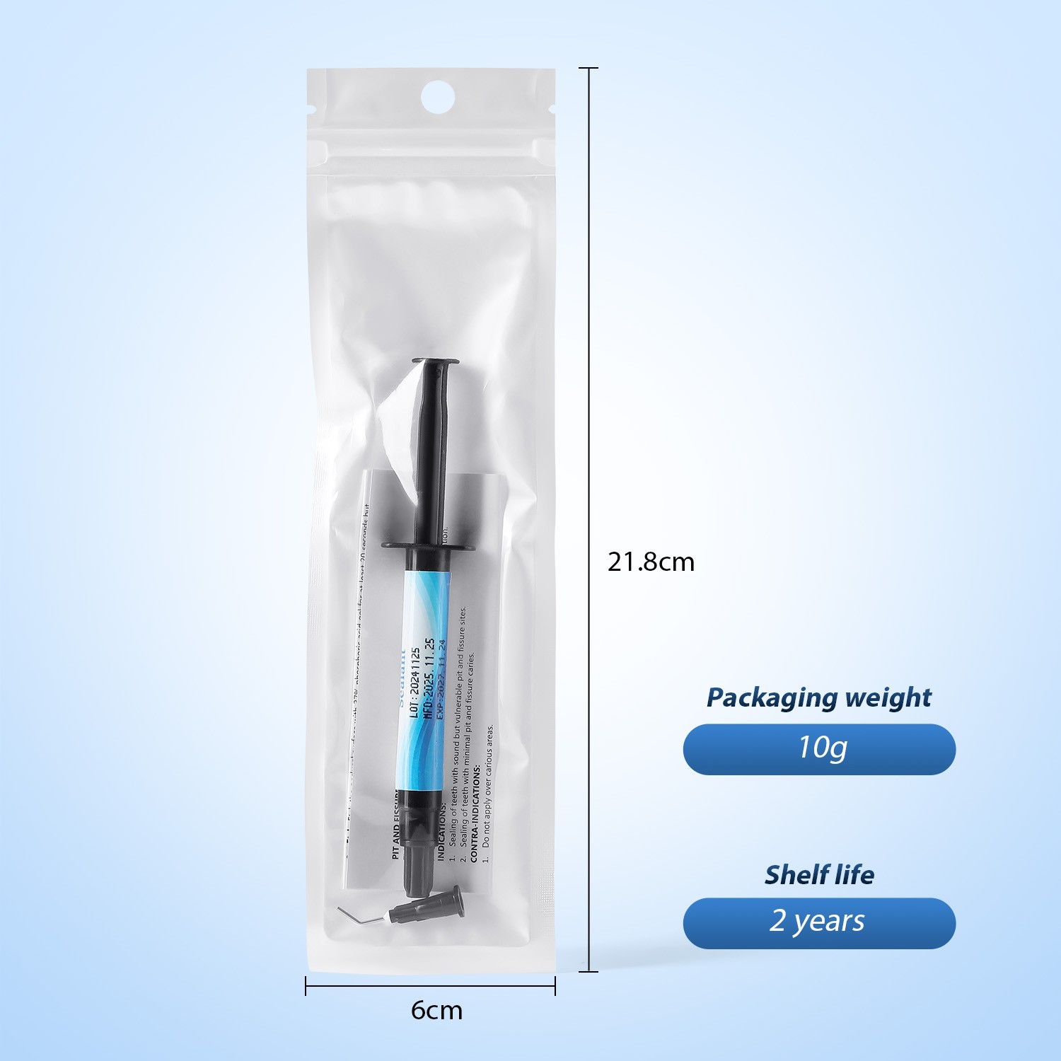 Dental Light Cure Pit Fissure Sealant Resin Fluoride Release for Kids and Adult
